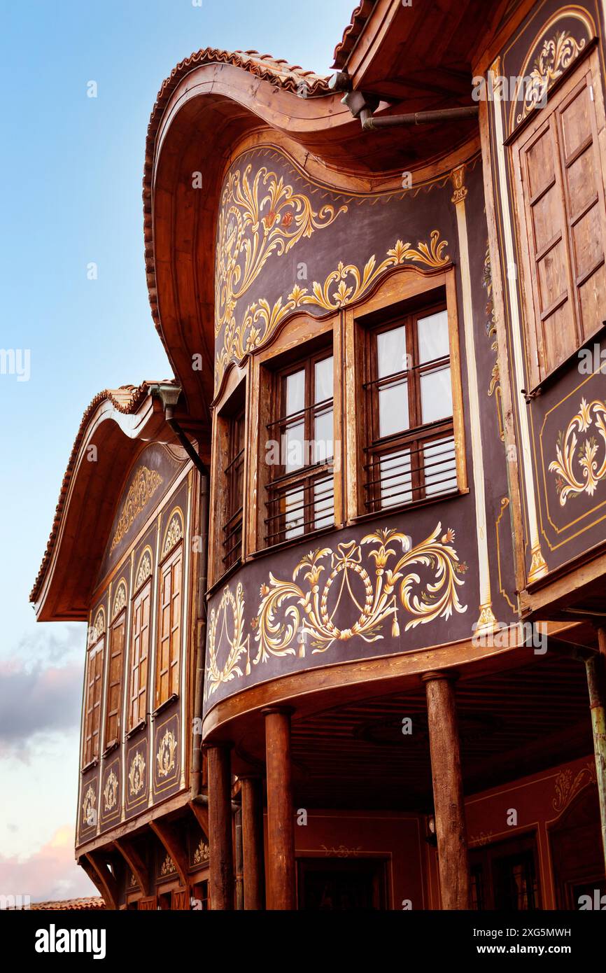 Plovdiv, Bulgaria, vista ravvicinata del Museo Etnografico Regionale Foto Stock