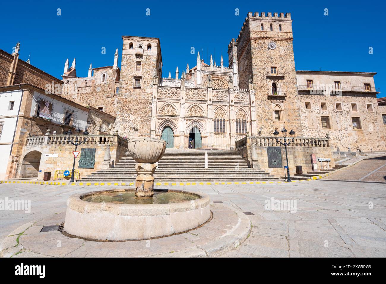 Monastero di Guadalupe. Caceres, Spagna. Foto di alta qualità Foto Stock