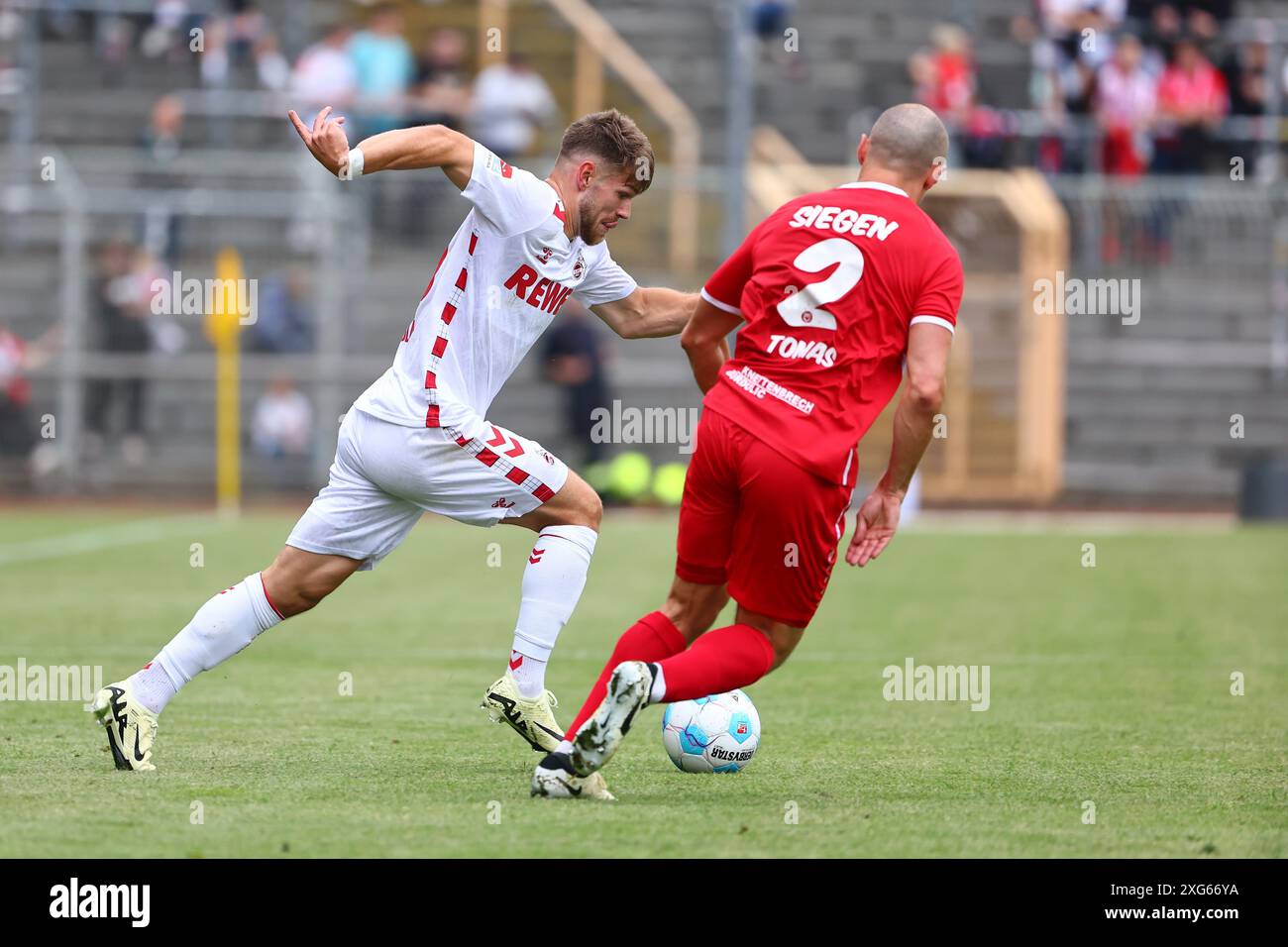 Jan Thielmann (Koeln) Sportfreunde Siegen vs 1. FC Koeln, Fussball, Testspiel, 06.07.2024 foto: Rene Weiss/Eibner Foto Stock