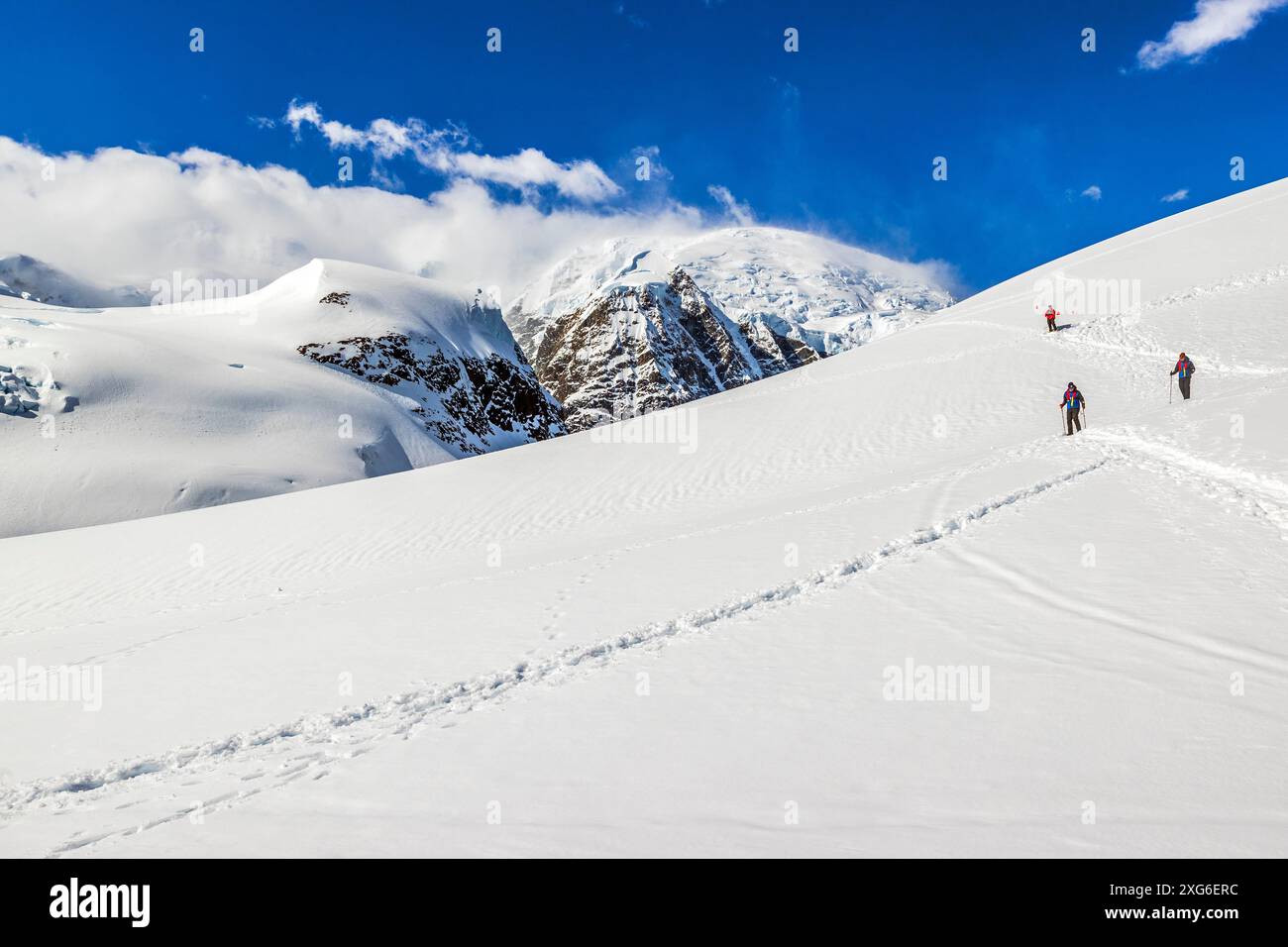 Escursioni con le racchette da neve, Paradise Harbour, Penisola Antartica, lunedì 20 novembre, 2023. foto: David Rowland / One-Image.com Foto Stock
