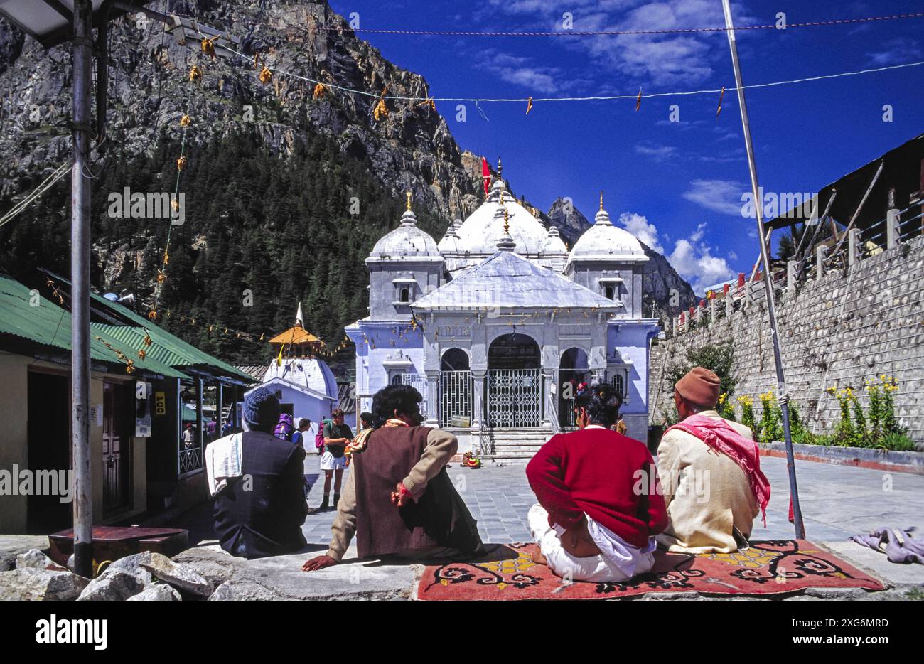 Tempio Gangotri (XVIII). Gangotri.Uttarkashi. Himalaya Garhwal. Uttar Pradesh.India.Asia. Foto Stock