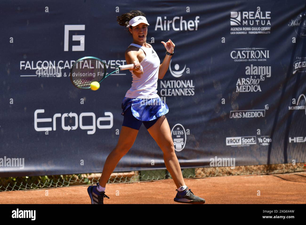 Carlota Martinez Cirez (ESP) durante la semifinale della BMW Roma Cup contro Nuria Brancaccio (ITA) Foto Stock