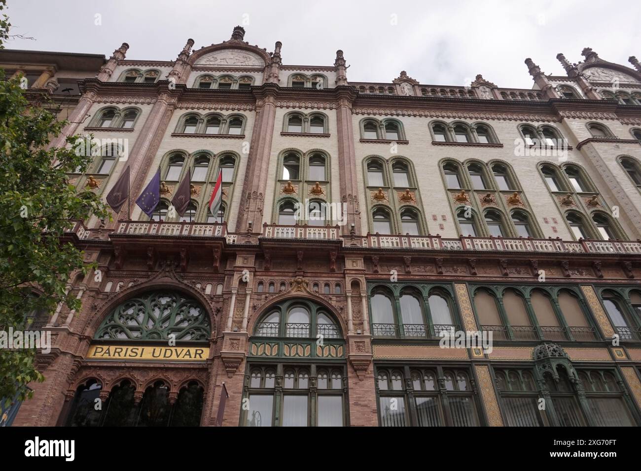 Párisi Udvar Hotel Budapest a Budapest, Ungheria Foto Stock