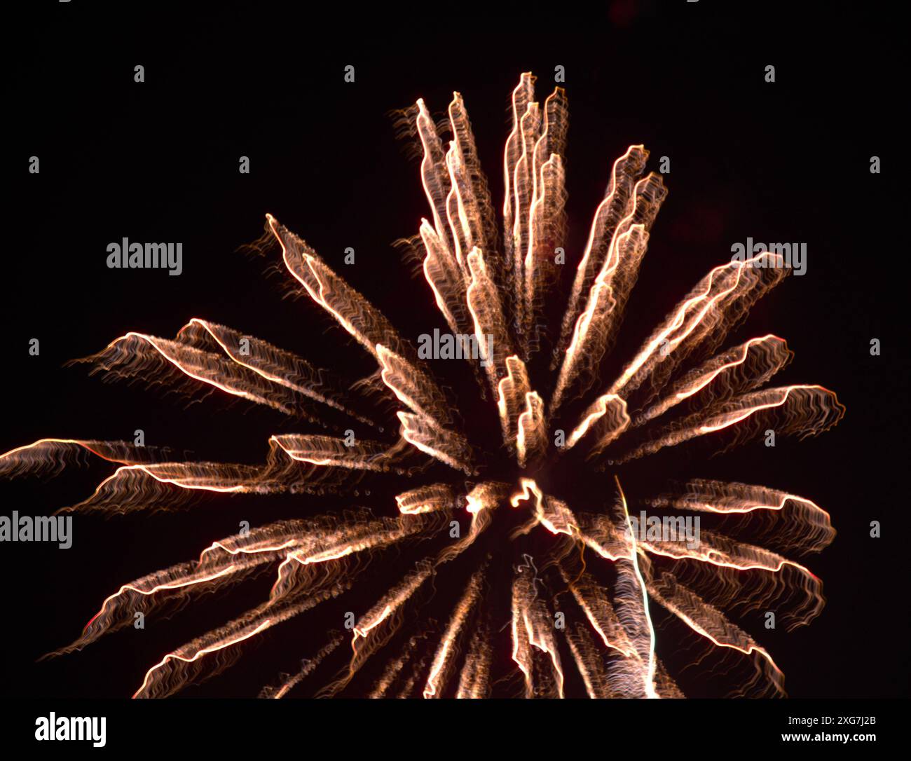 Immagini astratte di fuochi d'artificio esplosivi, Foto Stock
