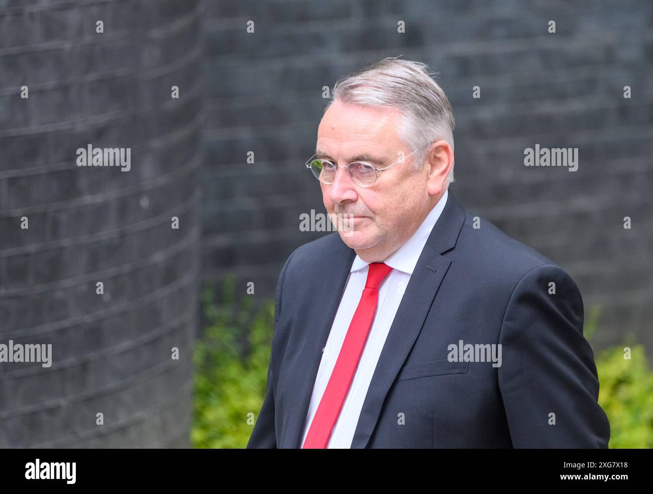 Alan Campbell deputato - Segretario parlamentare al Gabinetto (Chief Whip) - arrivo a Downing Street come nuovo primo ministro Sir Keir Starmer nomina hi Foto Stock