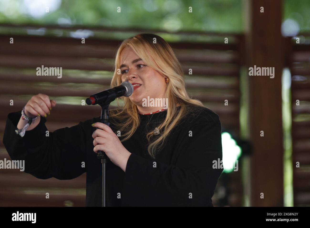 Londra, Regno Unito. 7 luglio 2024. 7 luglio 2024 Londra Regno Unito Grace Davies durante BST Hyde Park credito: Clubpaparazzi/Alamy Live News Foto Stock