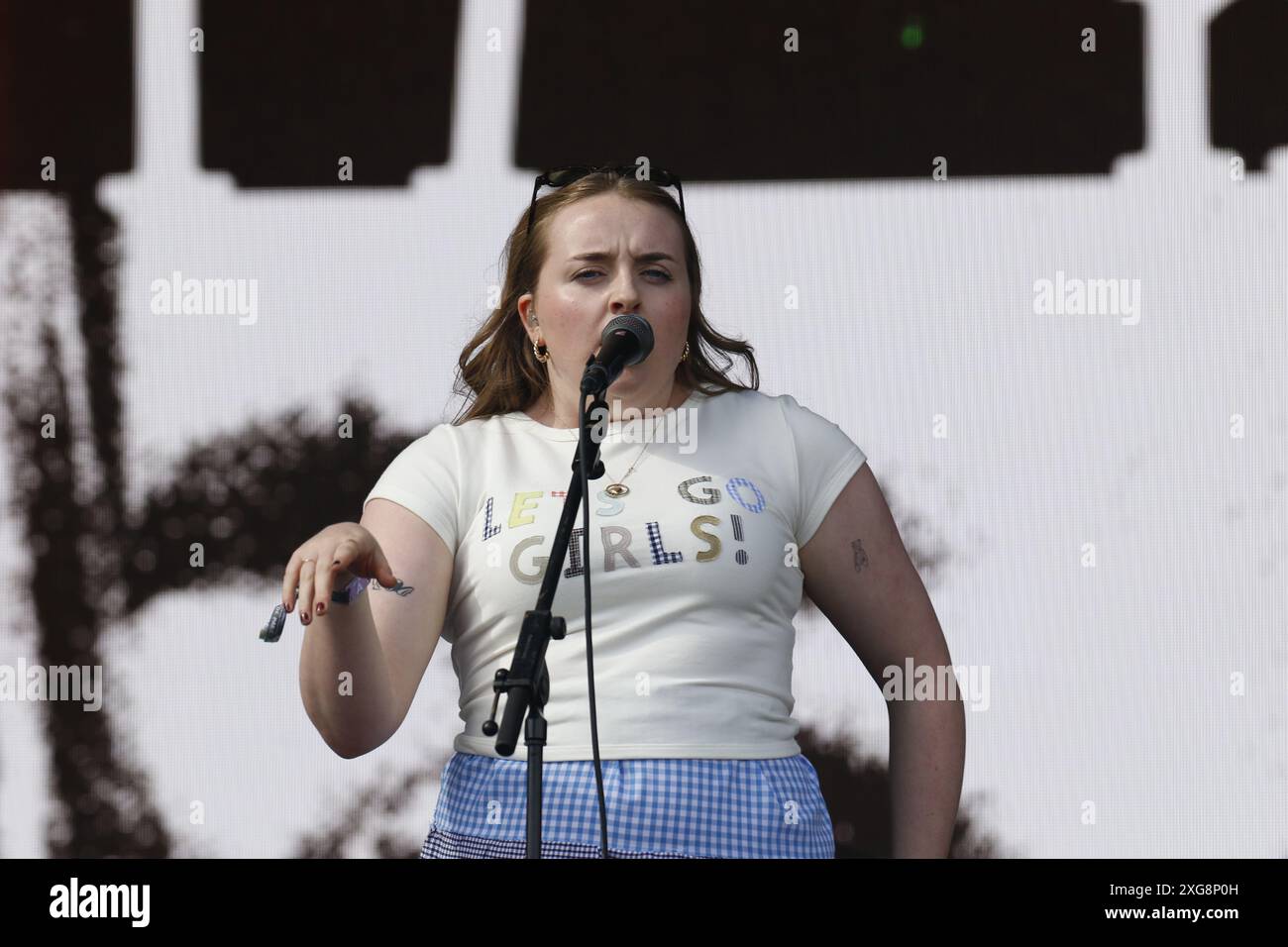 Londra, Regno Unito. 7 luglio 2024. 7 luglio 2024 Londra UK Nell Mescal durante la BST Hyde Park credito: Clubpaparazzi/Alamy Live News Foto Stock