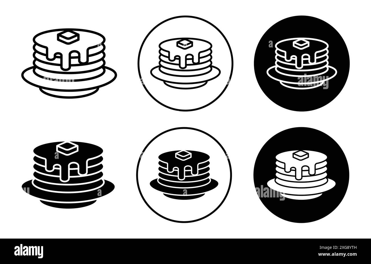 collezione di set di logo vettoriali per l'interfaccia utente dell'app web Illustrazione Vettoriale