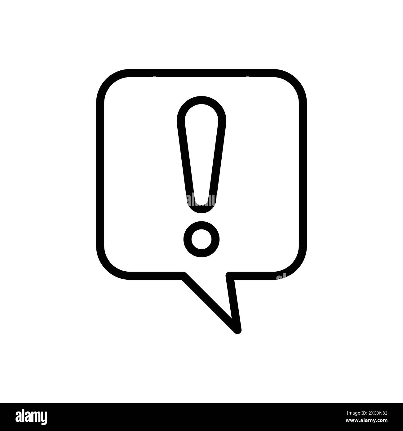 modello di disegno vettoriale icona esclamativa Illustrazione Vettoriale