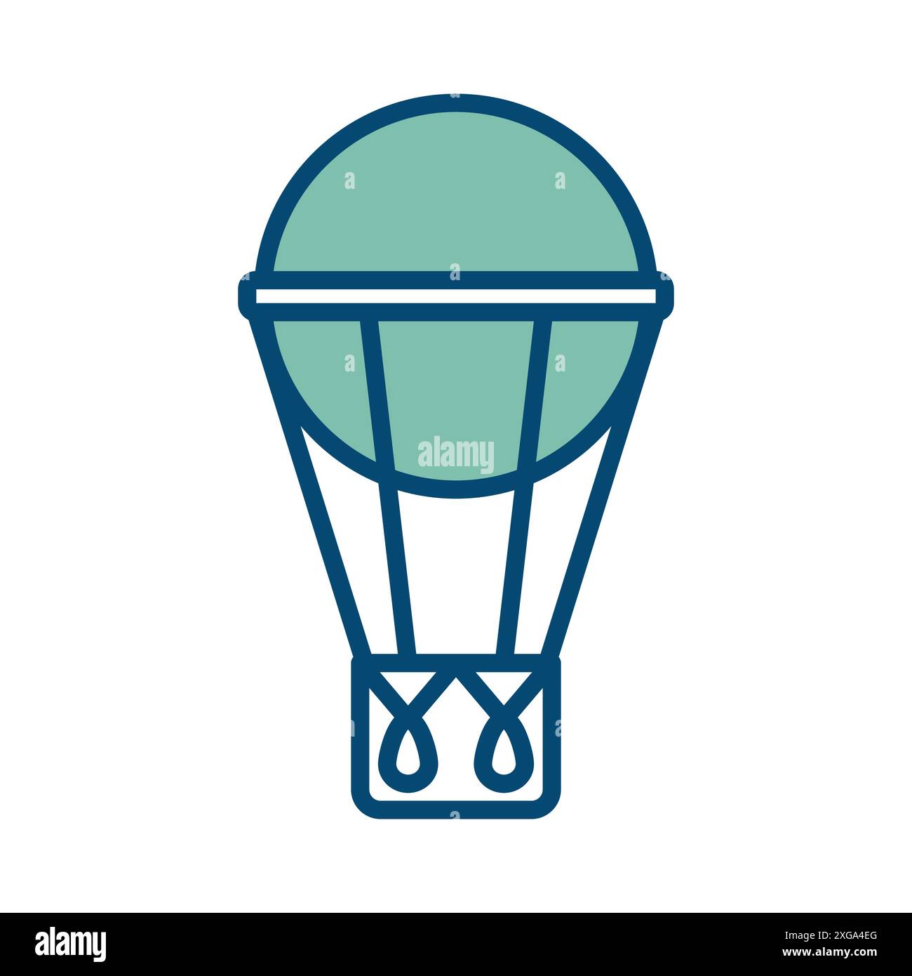 modello di disegno vettoriale dell'icona della bollatura ad aria su sfondo bianco Illustrazione Vettoriale