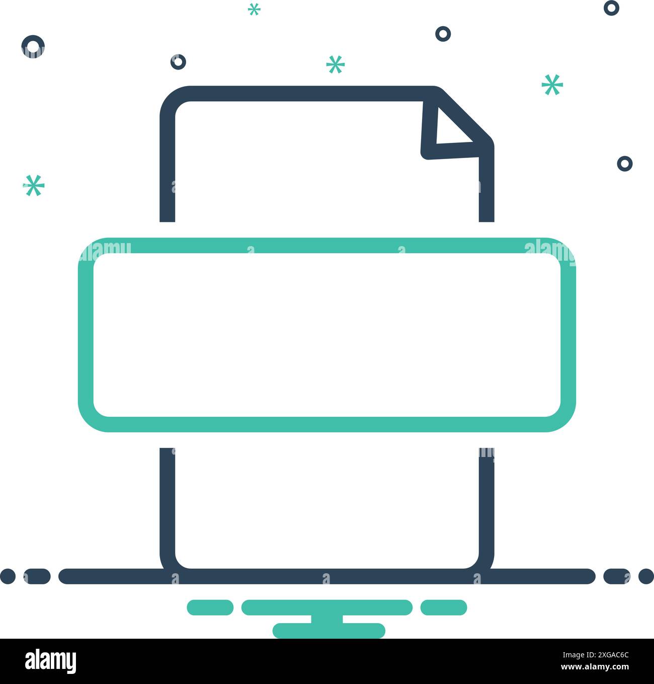 Icona per formati, esborso Illustrazione Vettoriale