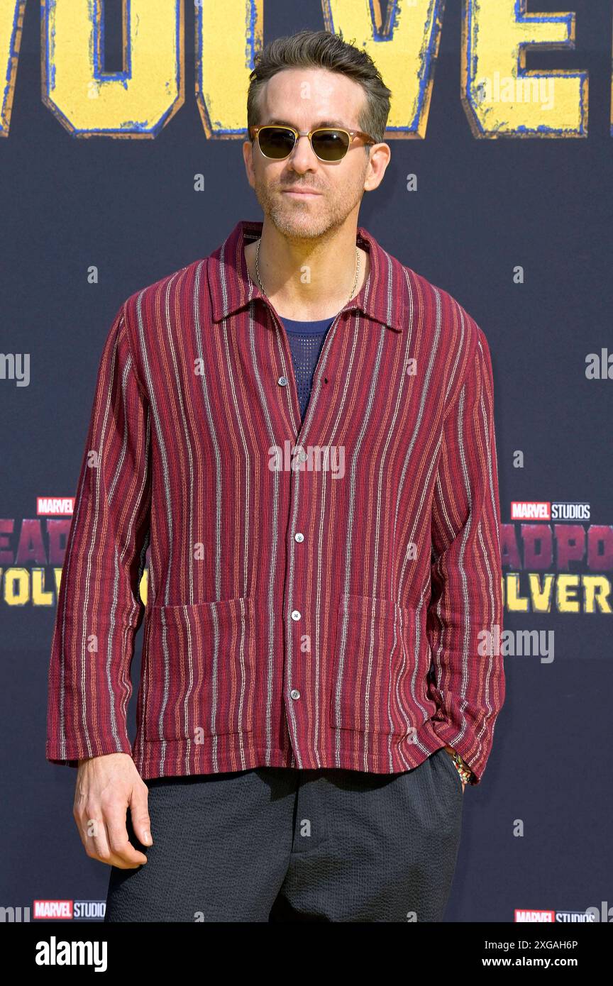 Ryan Reynolds beim fan-Screening des Kinofilms Deadpool & Wolverine im UCI Luxe am Uber Platz. Berlino, 07.07.2024 *** Ryan Reynolds alla proiezione del film Deadpool Wolverine presso UCI Luxe presso Uber Platz Berlino, 07 07 2024 foto:XF.xKernx/xFuturexImagex deadpool 4836 Foto Stock