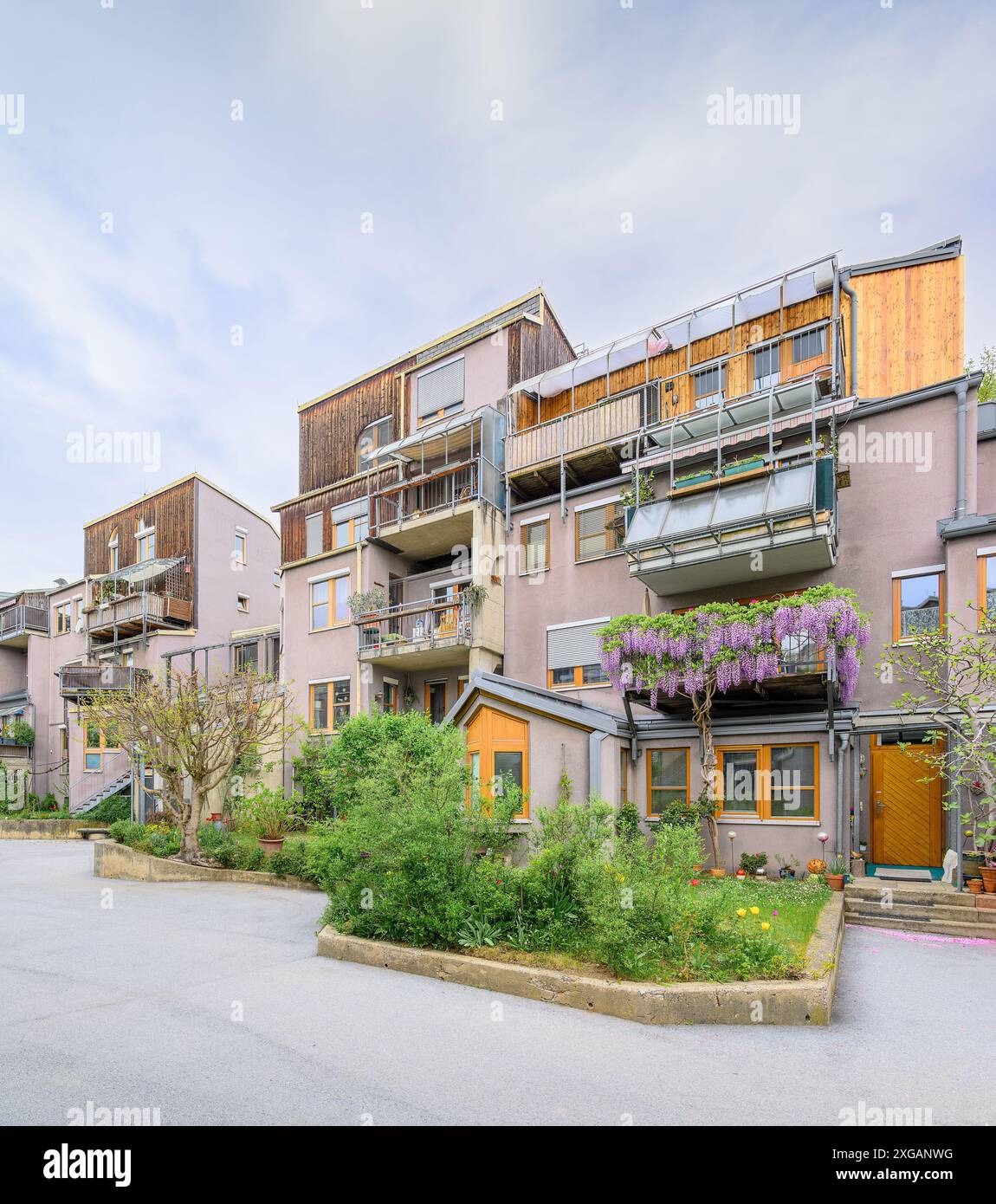 Graz, Austria - alte Poststrasse Housing by Szyszkowitz + Kowalski Foto Stock