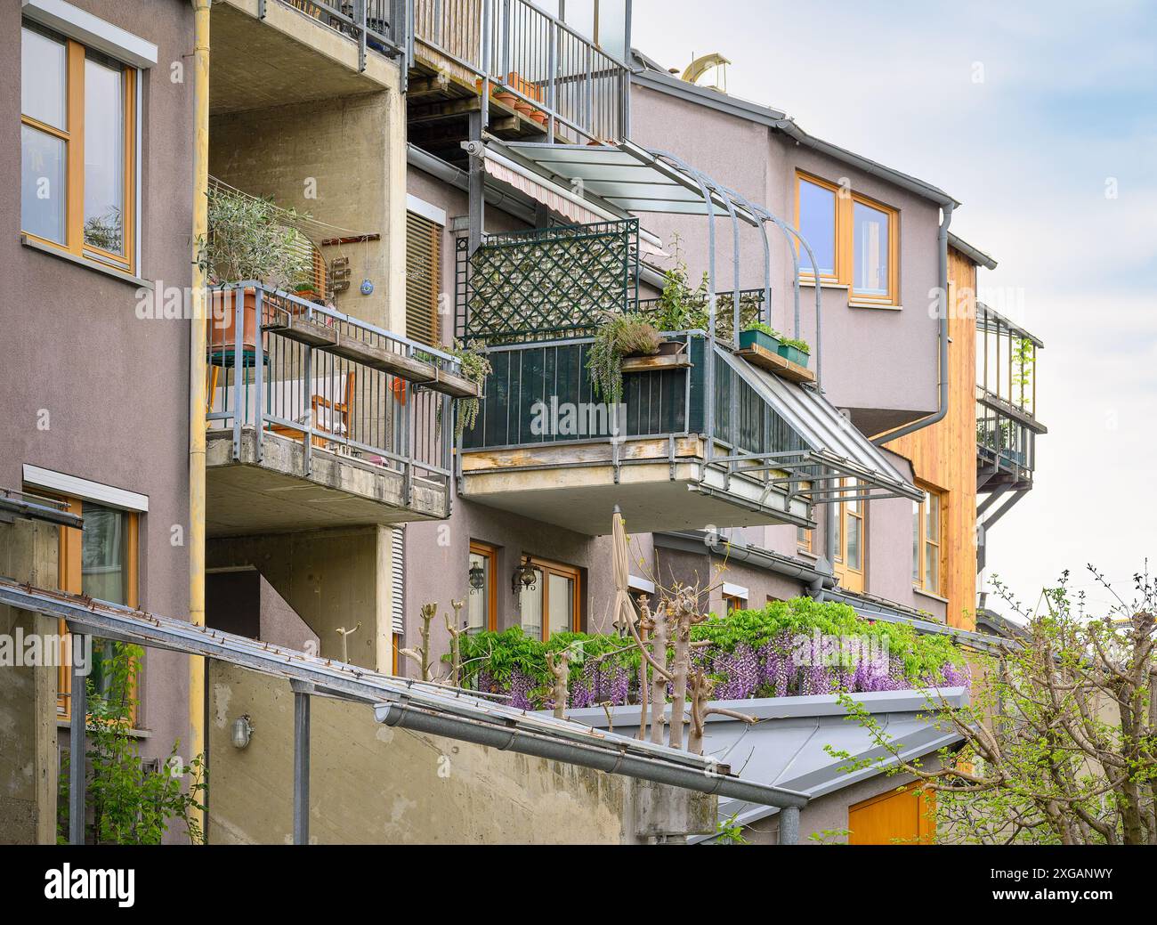 Graz, Austria - alte Poststrasse Housing by Szyszkowitz + Kowalski Foto Stock