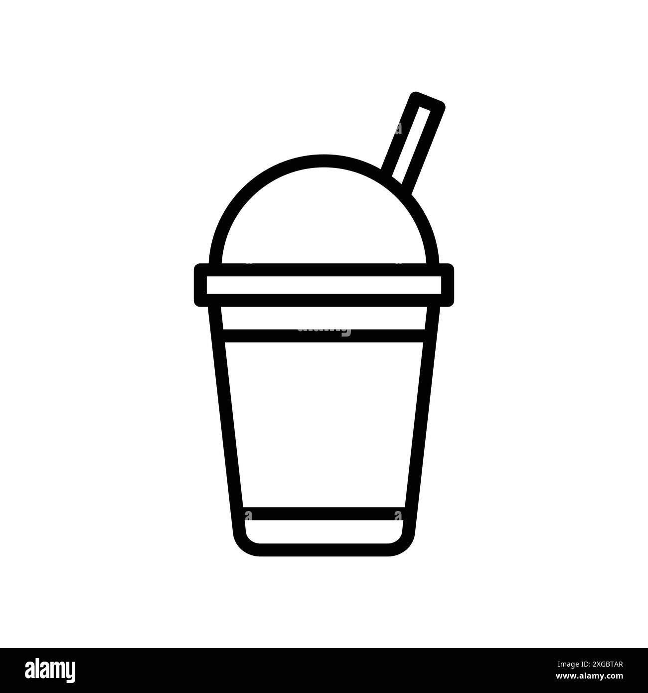 modello di disegno vettoriale icona bevanda su sfondo bianco Illustrazione Vettoriale