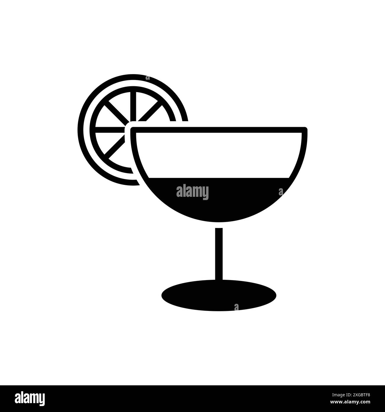 modello di disegno vettoriale icona bevanda su sfondo bianco Illustrazione Vettoriale