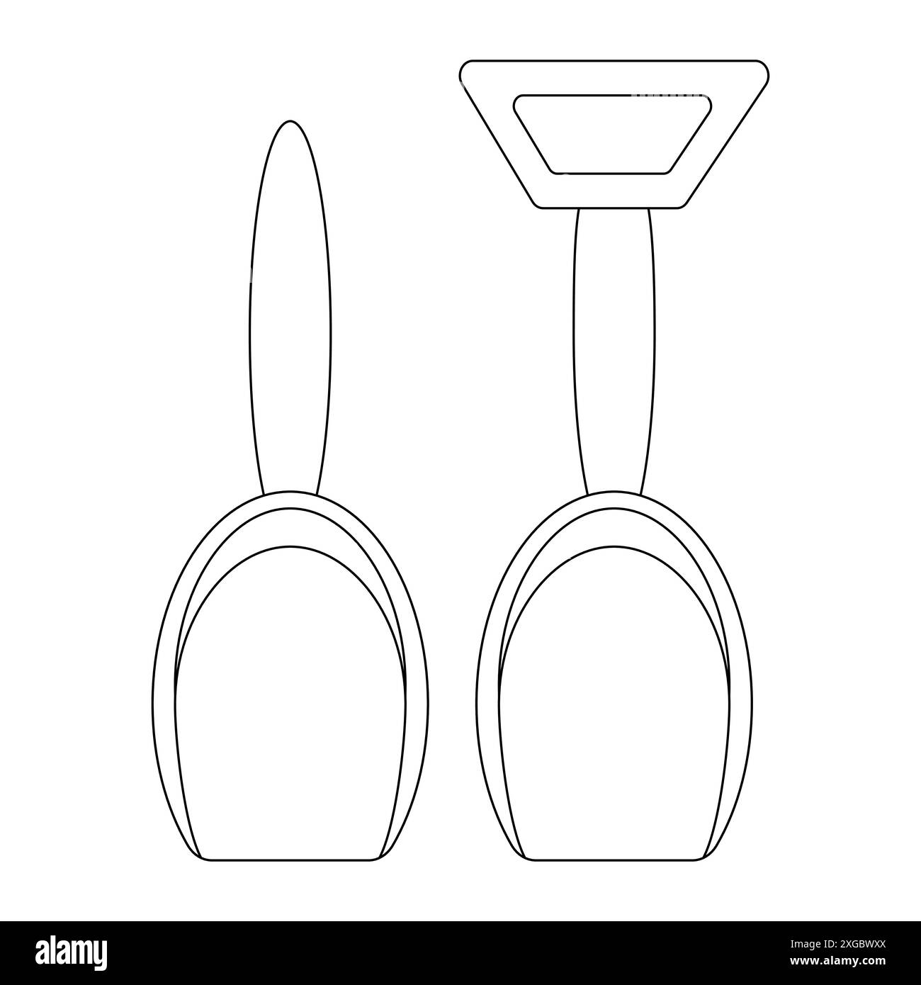 Pagina colorata divertente e semplice per i bambini. Perfetto per attività a tema spiaggia e giochi creativi. Stampabile e facile da colorare. Illustrazione Vettoriale