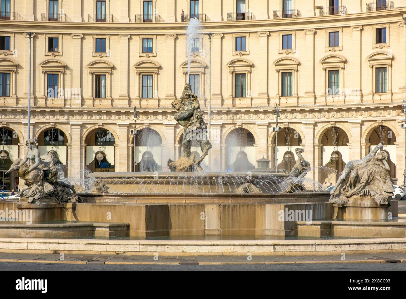 Italia, Lazio, Roma, Piazza della Repubblica (Plazza della Repubblica) Foto Stock