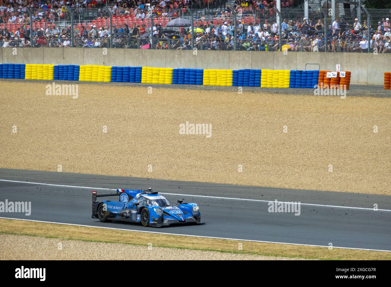 Francia, Sarthe, le Mans, gara automobilistica della 24 ore di le Mans, i 100 anni, il circuito Foto Stock Francia, Sarthe, le Mans, gara automobilistica della 24 ore di le Mans, i 100 anni, il circuito Foto Stock
