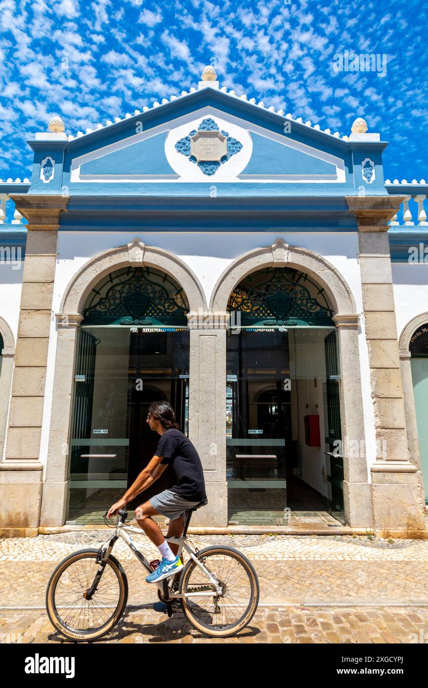 Old Waterfront Market, Tavira, Algarve, Portogallo, penisola iberica, Europa sud-occidentale Foto Stock