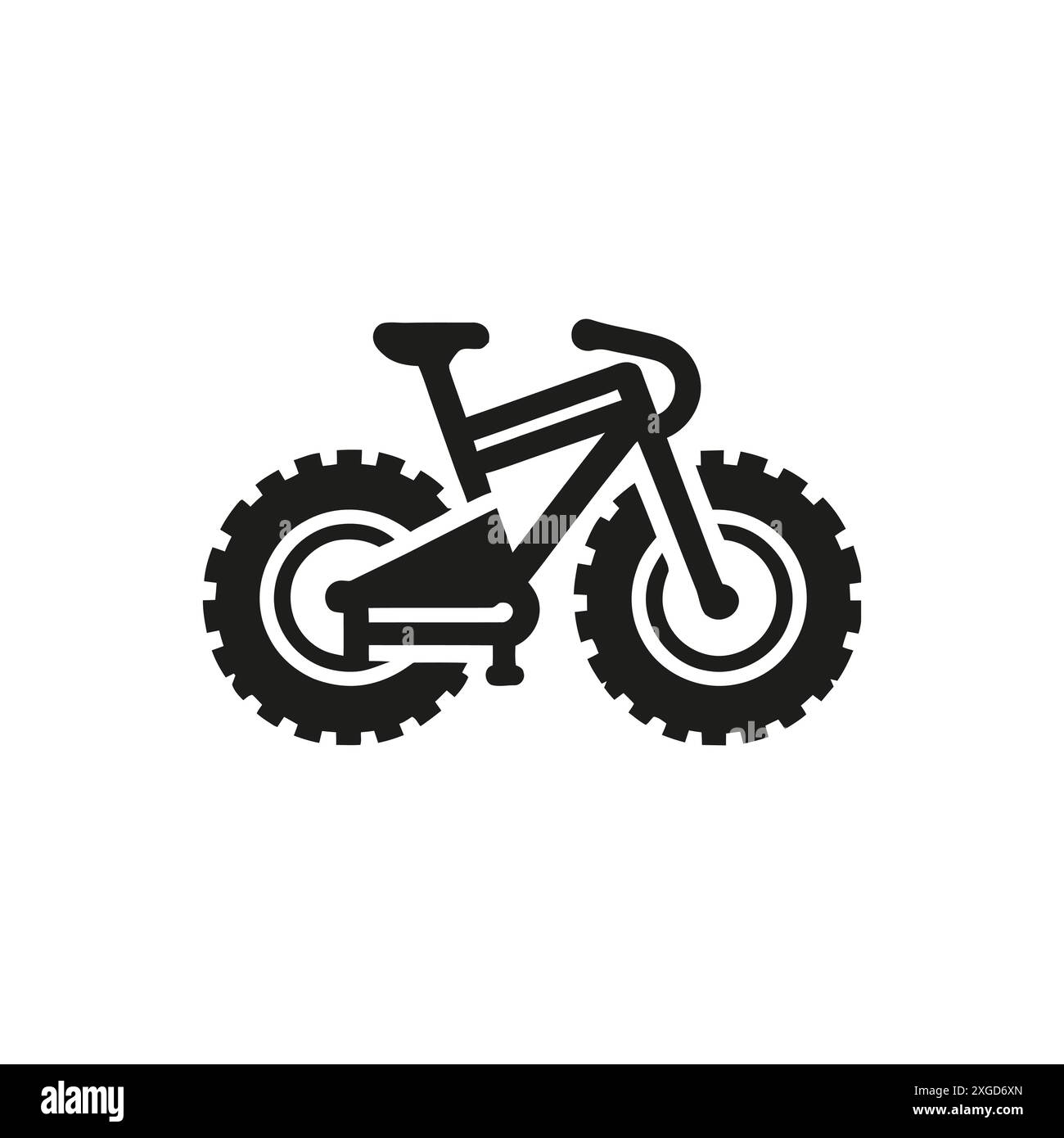 Illustrazione vettoriale mountain bike Illustrazione Vettoriale