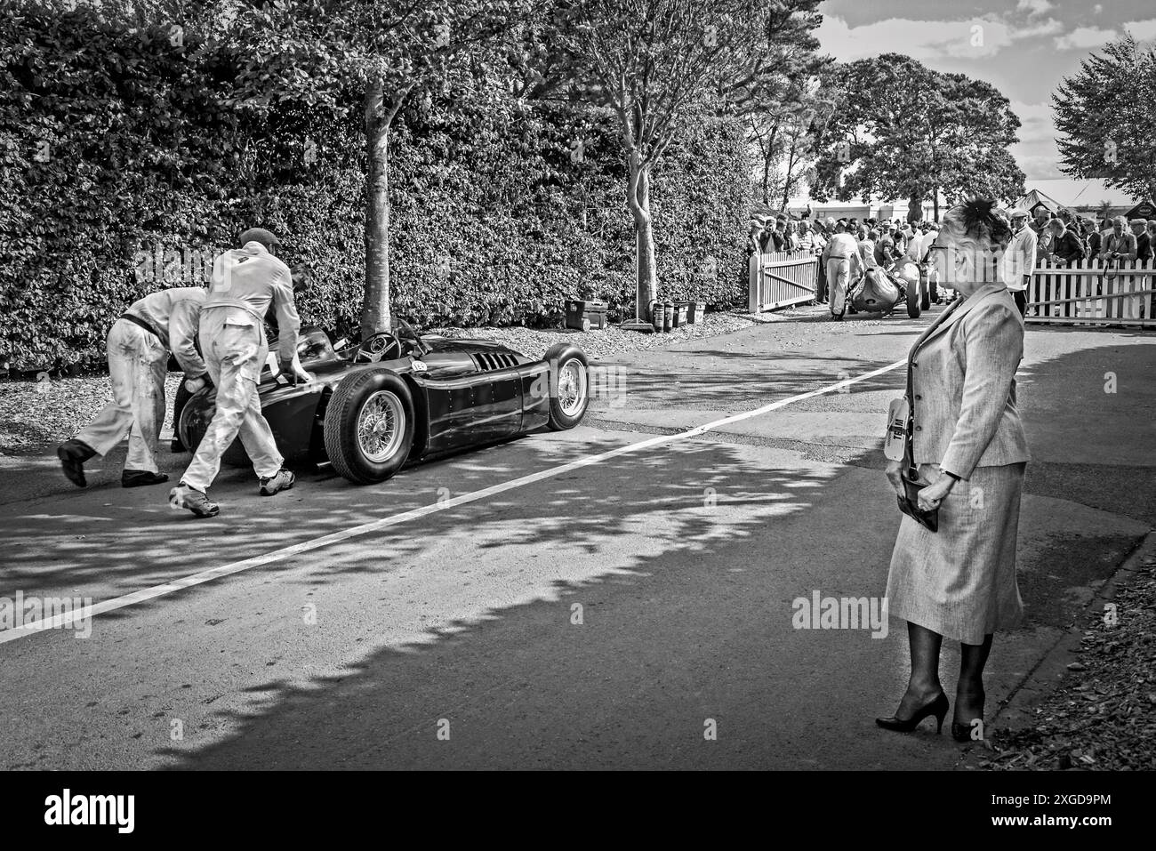 Lancia Ferrari Grand Prix al Goodwood Revival Foto Stock