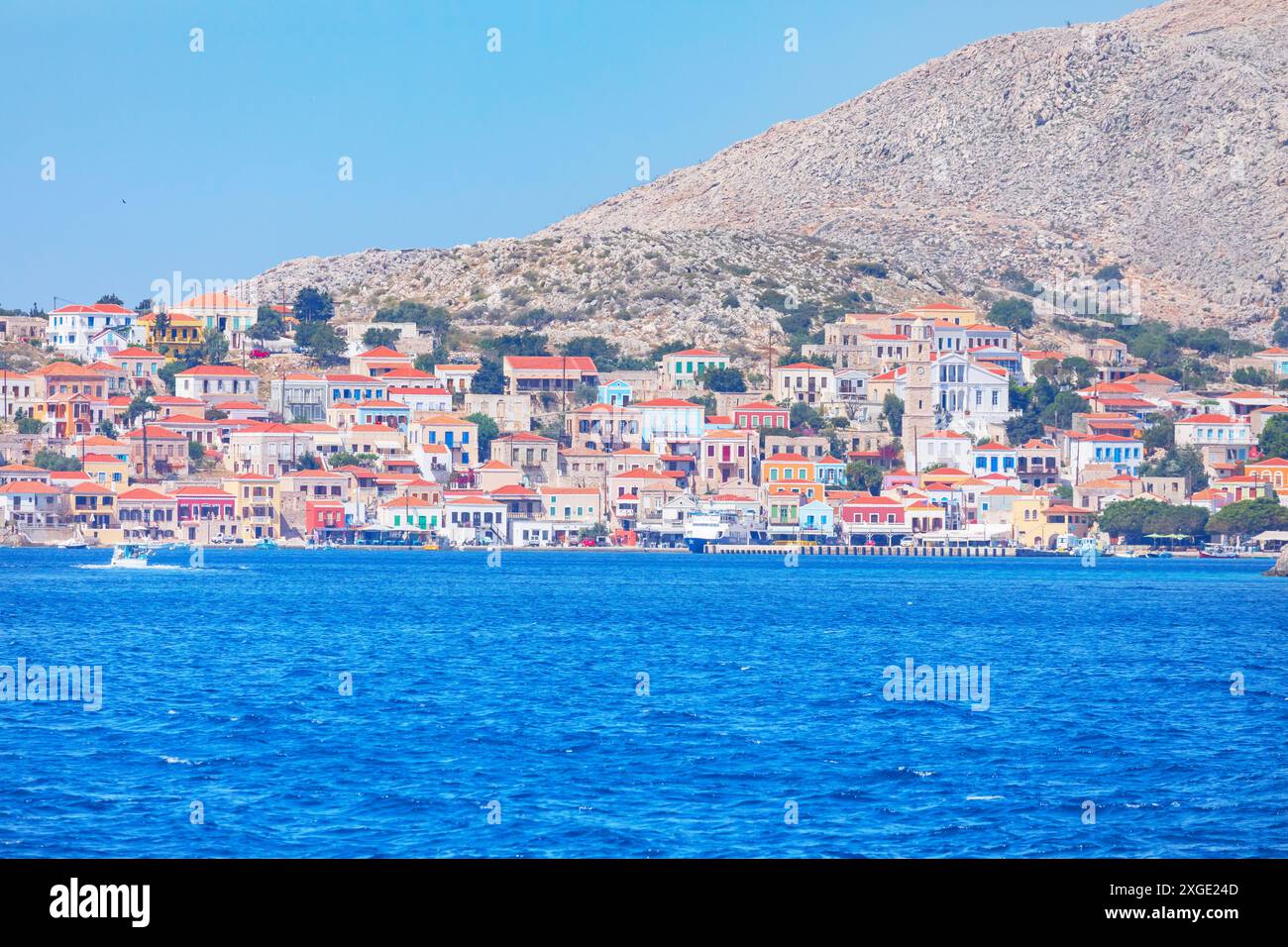Isola di Halki, Isole del Dodecaneso, Grecia Foto Stock