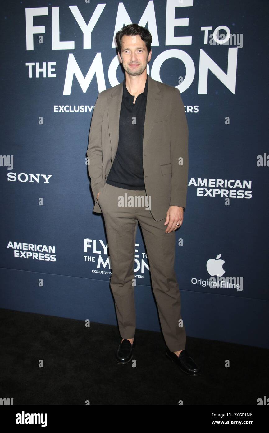 New York NY 8 luglio : Christian Zuber partecipa alla prima mondiale di "Fly me to the Moon" della Apple Original Films all'AMC Lincoln Square di New York l'8 luglio 2024 Credit: MpiRW/MediaPunch Foto Stock