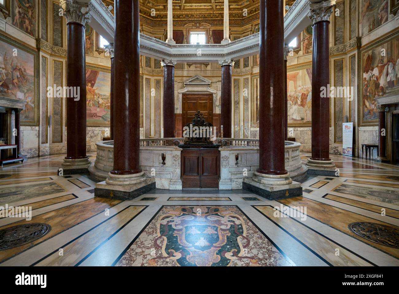 Battistero Lateranense, chiesa paleocristiana a Roma, Italia Foto Stock