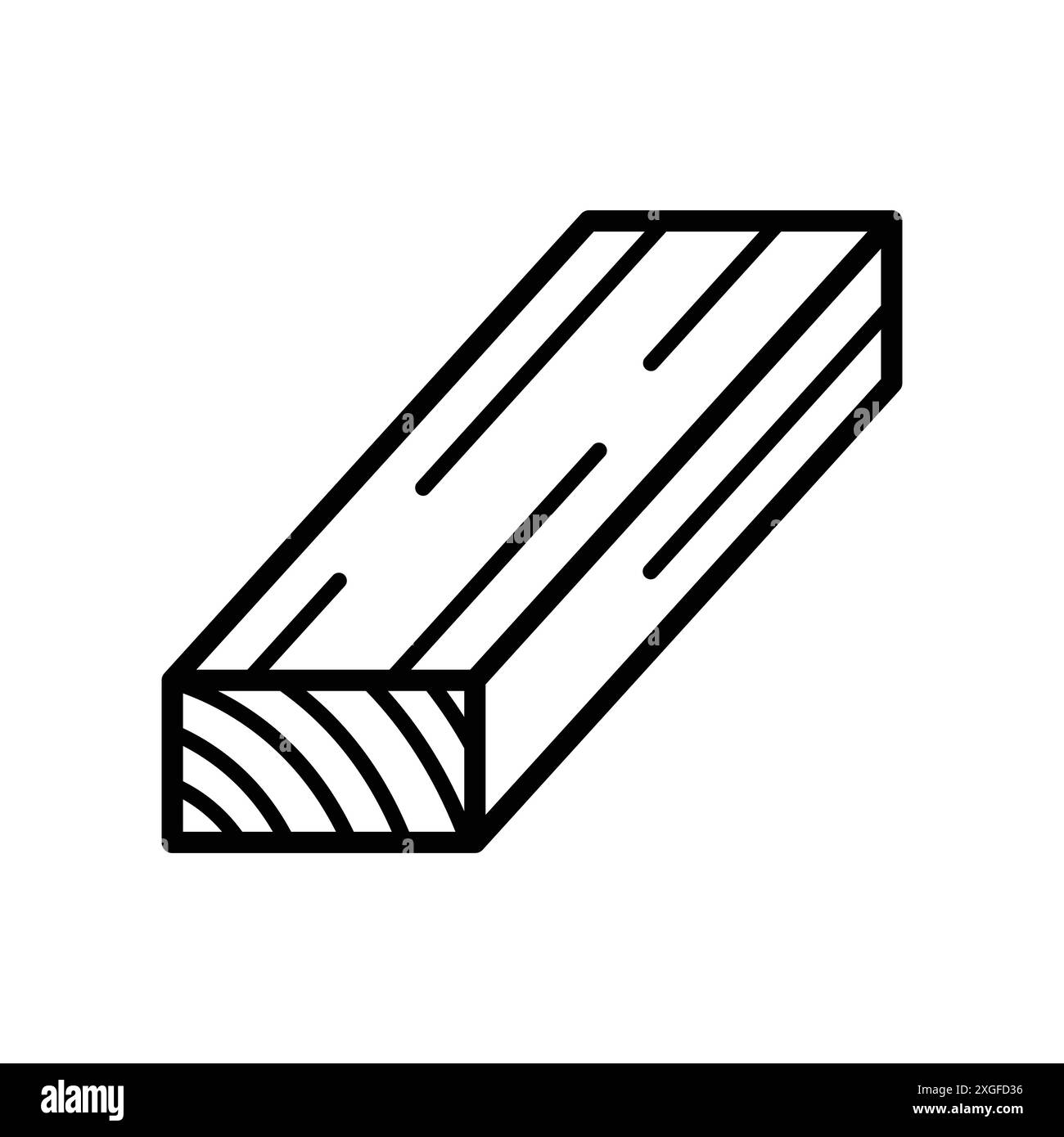 modello di disegno vettoriale icona legno di legno di legno su sfondo bianco Illustrazione Vettoriale