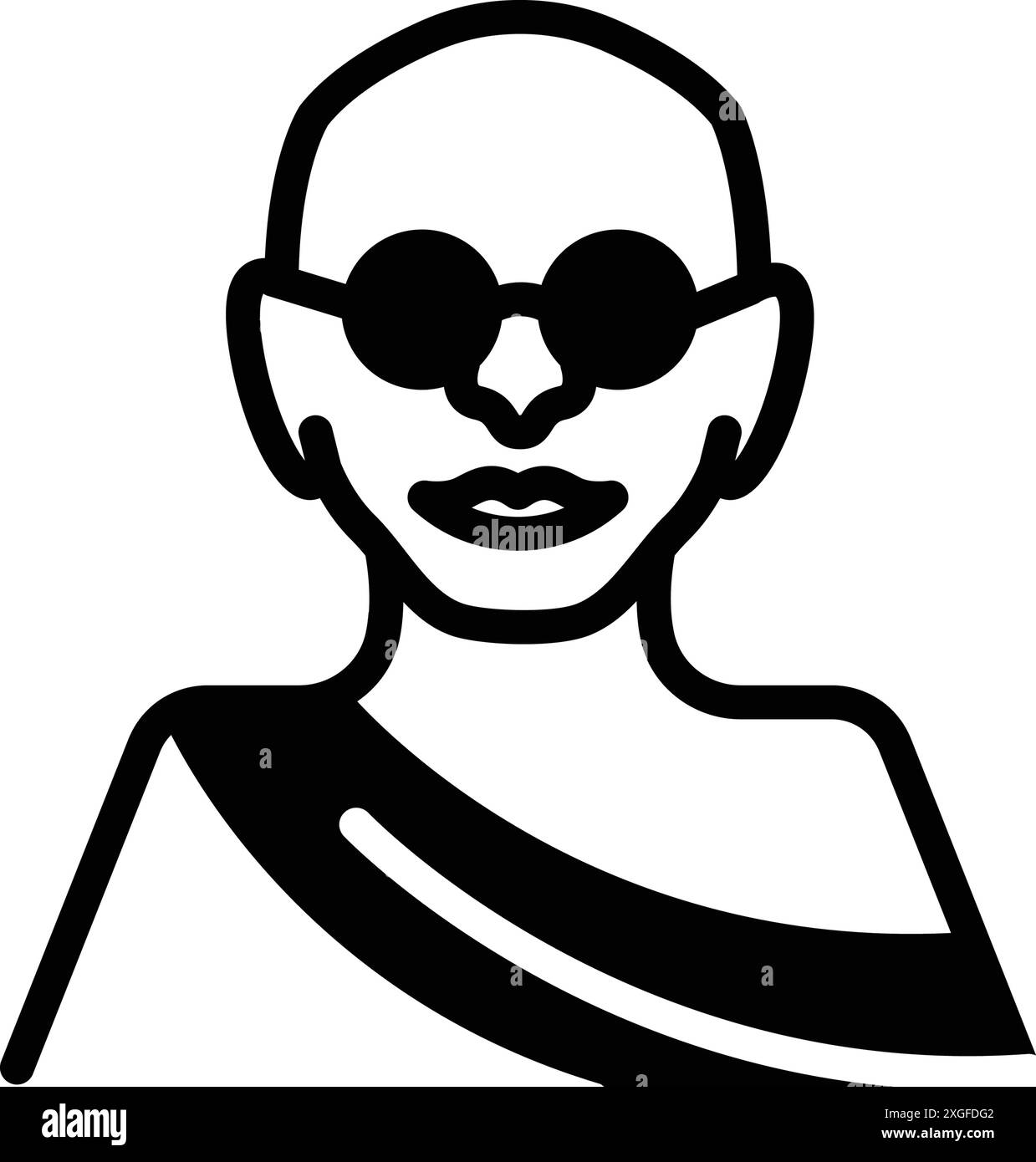 Icona per jayanti, mahatma gandhi Illustrazione Vettoriale