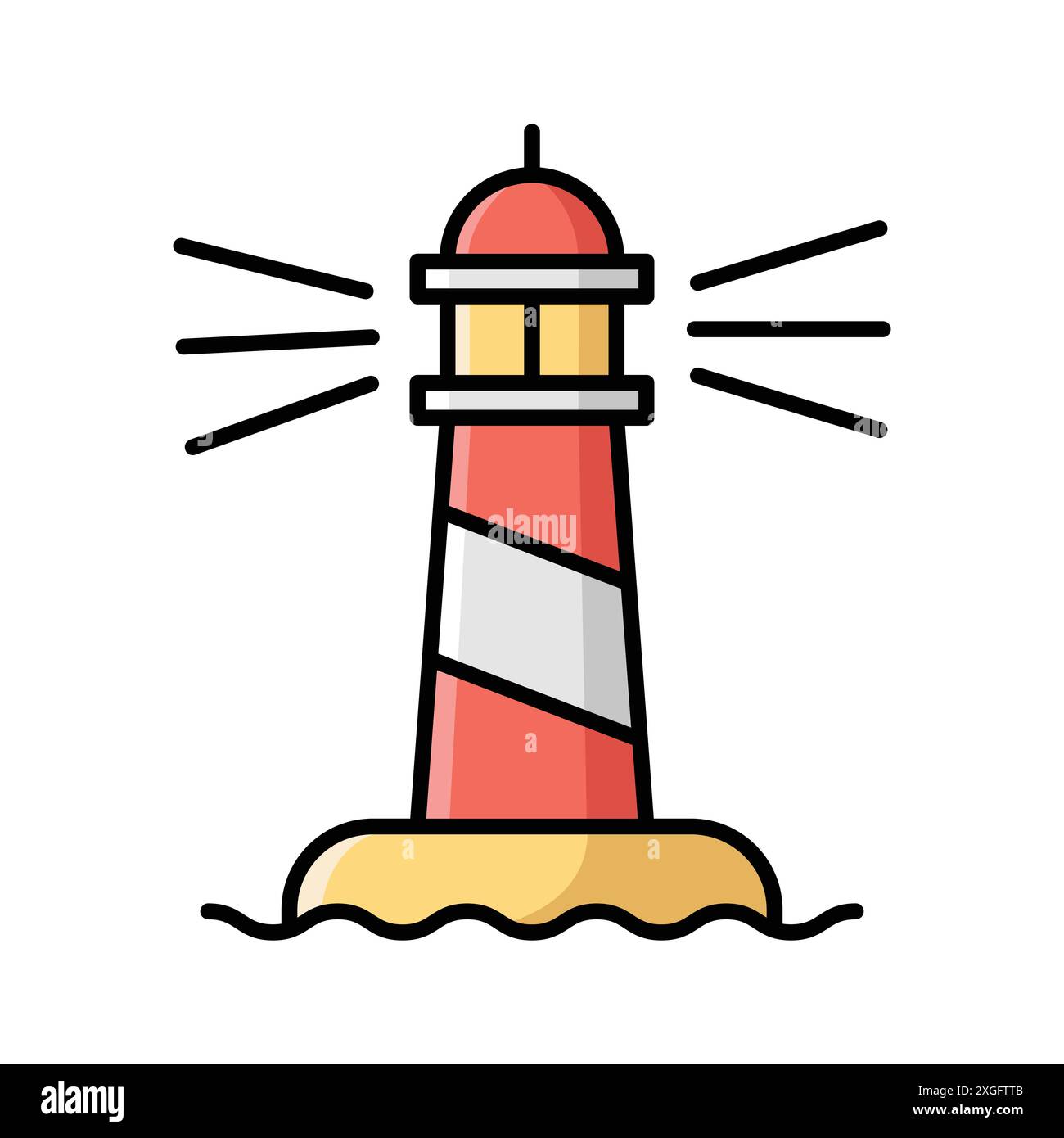 modello di disegno vettoriale dell'icona della casa luminosa su sfondo bianco Illustrazione Vettoriale