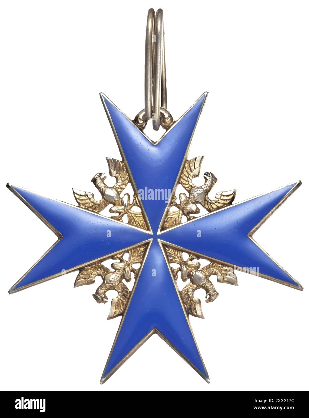 Pour le Mérite - croce dell'ordine della prima guerra mondiale croce con collo in rilievo realizzata in argento dorato da Johann Wagner & Sons a Berlino, RESA DISPONIBILE IN ESCLUSIVA Foto Stock