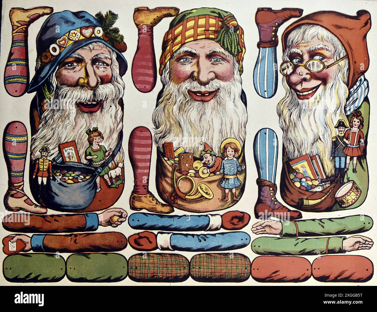 Natale, Babbo Natale / San Nicola, ULTERIORI DIRITTI-CLEARANCE-INFO-NON-DISPONIBILI Foto Stock