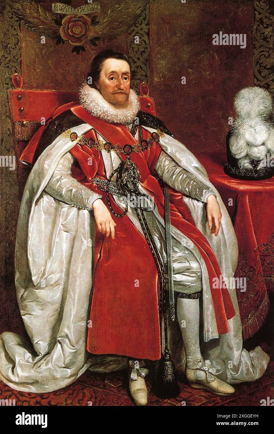 RE GIACOMO vi e i (1566-1625) di Daniel Mij Foto Stock