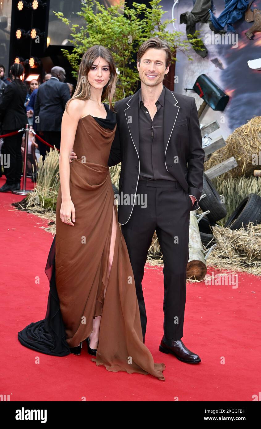 Daisy Edgar-Jones, Glen Powell, Twisters European Premiere, Cineworld Leicester Square, Londra, REGNO UNITO Foto Stock