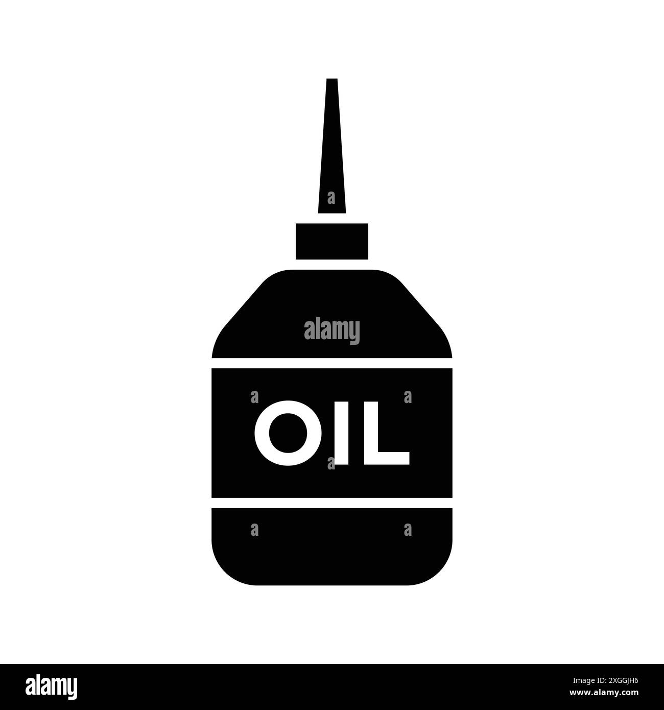 modello di disegno vettoriale icona olio da cucire su sfondo bianco Illustrazione Vettoriale