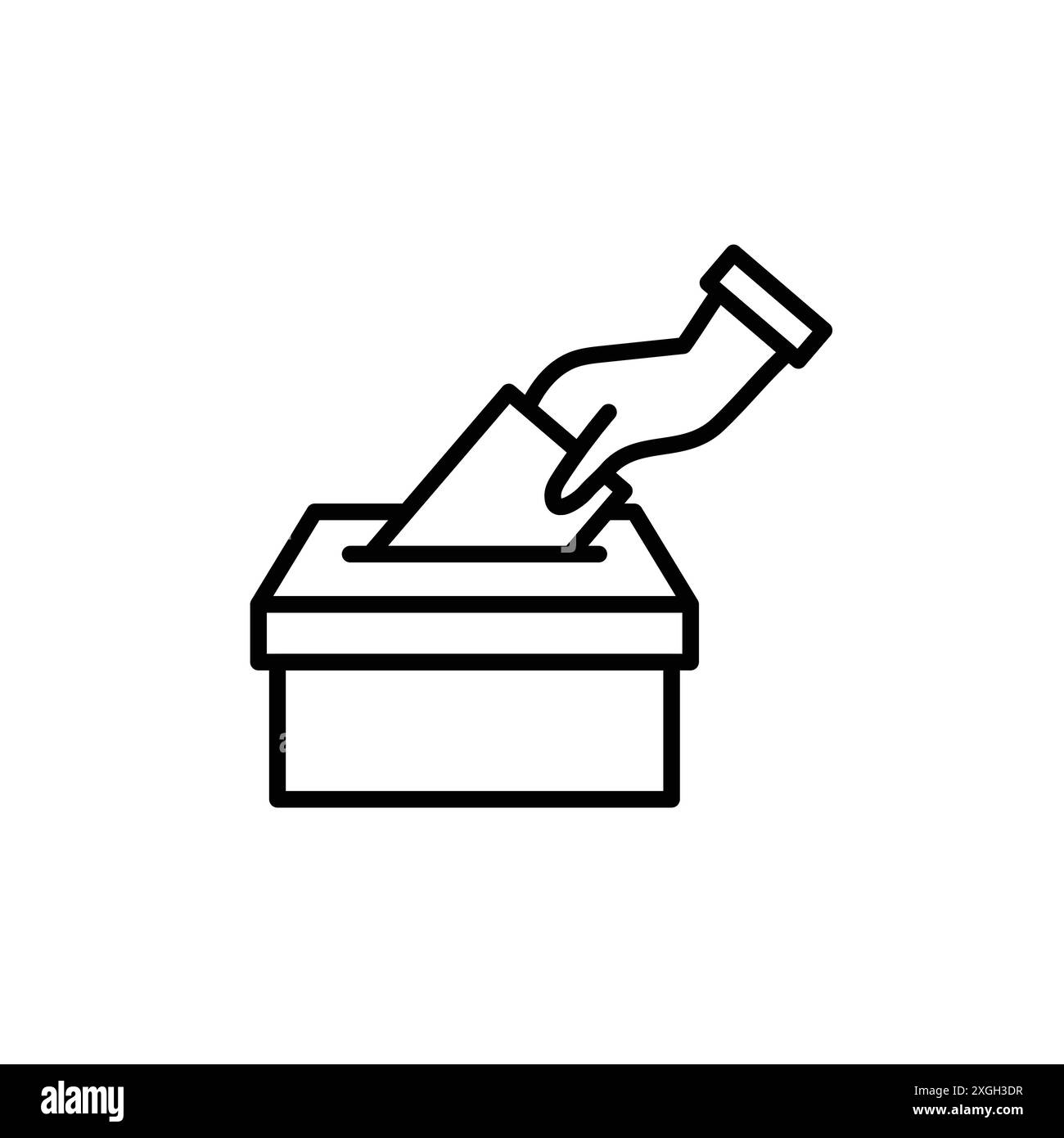 Icona Ballot logo vettoriale insieme o gruppo pacchetto pacchetto Illustrazione Vettoriale