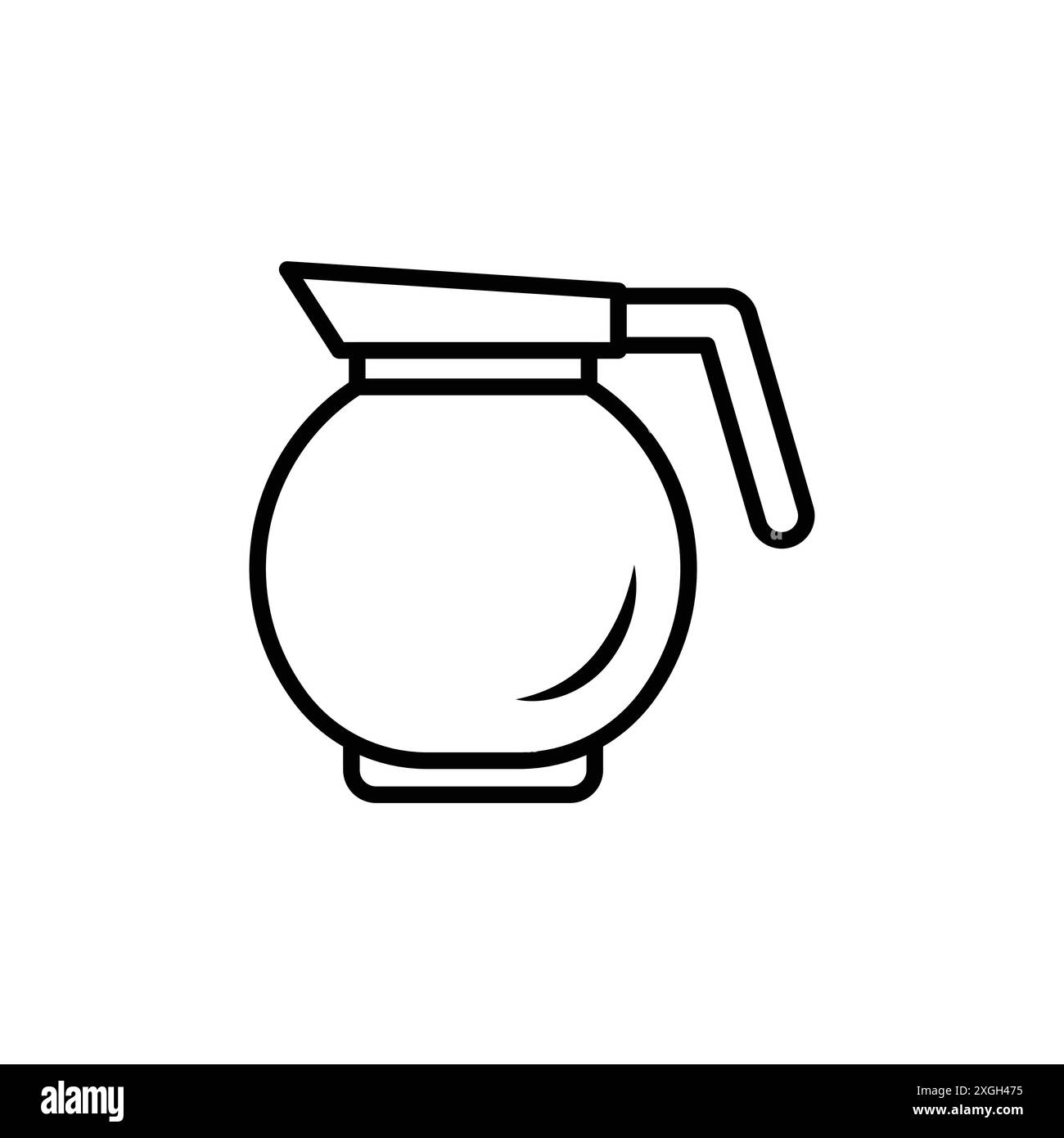 Set di logo vettoriale icona caffettiera o gruppo pacchetto Illustrazione Vettoriale