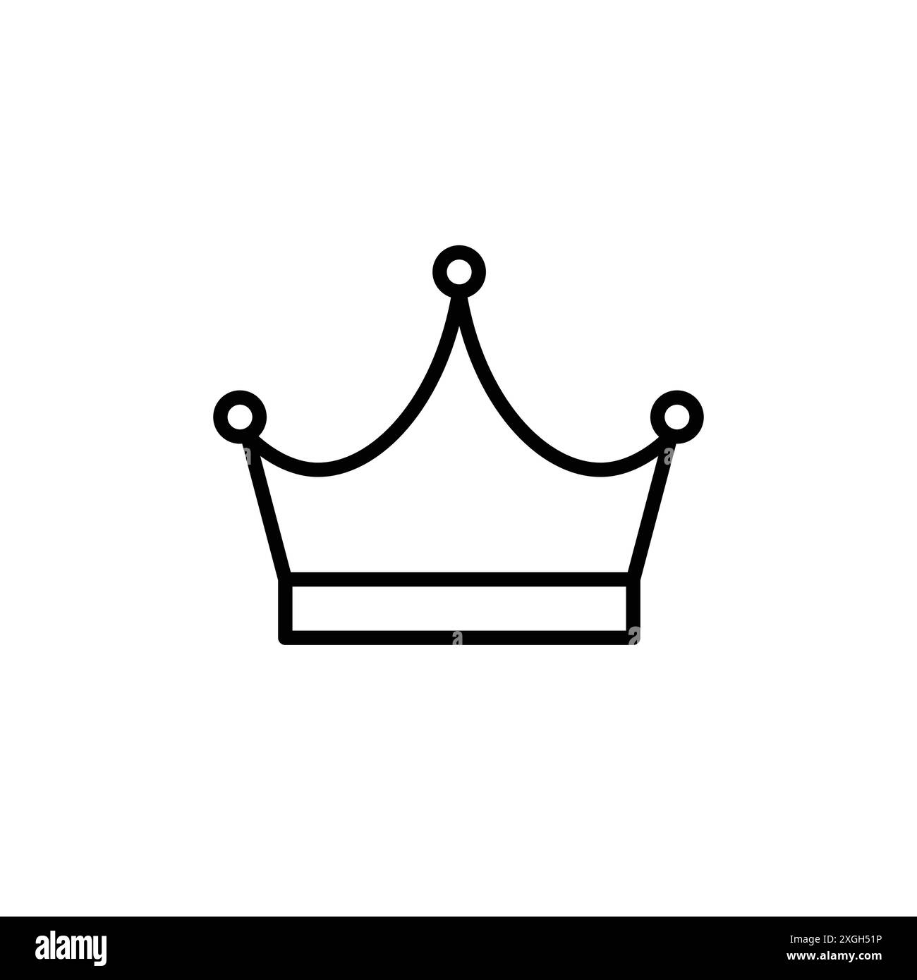 Set di logo vettoriale Crown Icon o gruppo di pacchetti Illustrazione Vettoriale