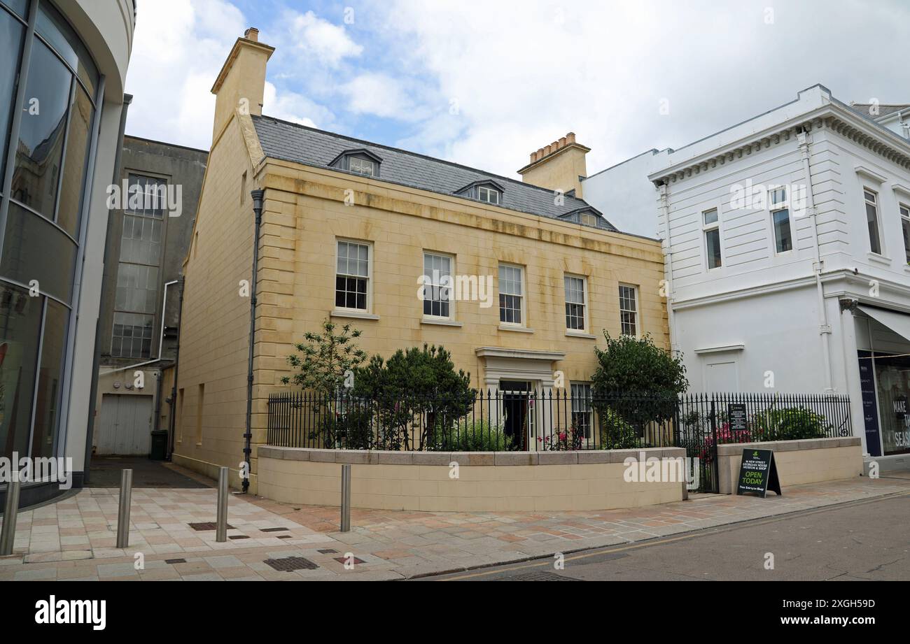 Georgian House Museum a Saint Helier nel Bailiwick di Jersey Foto Stock