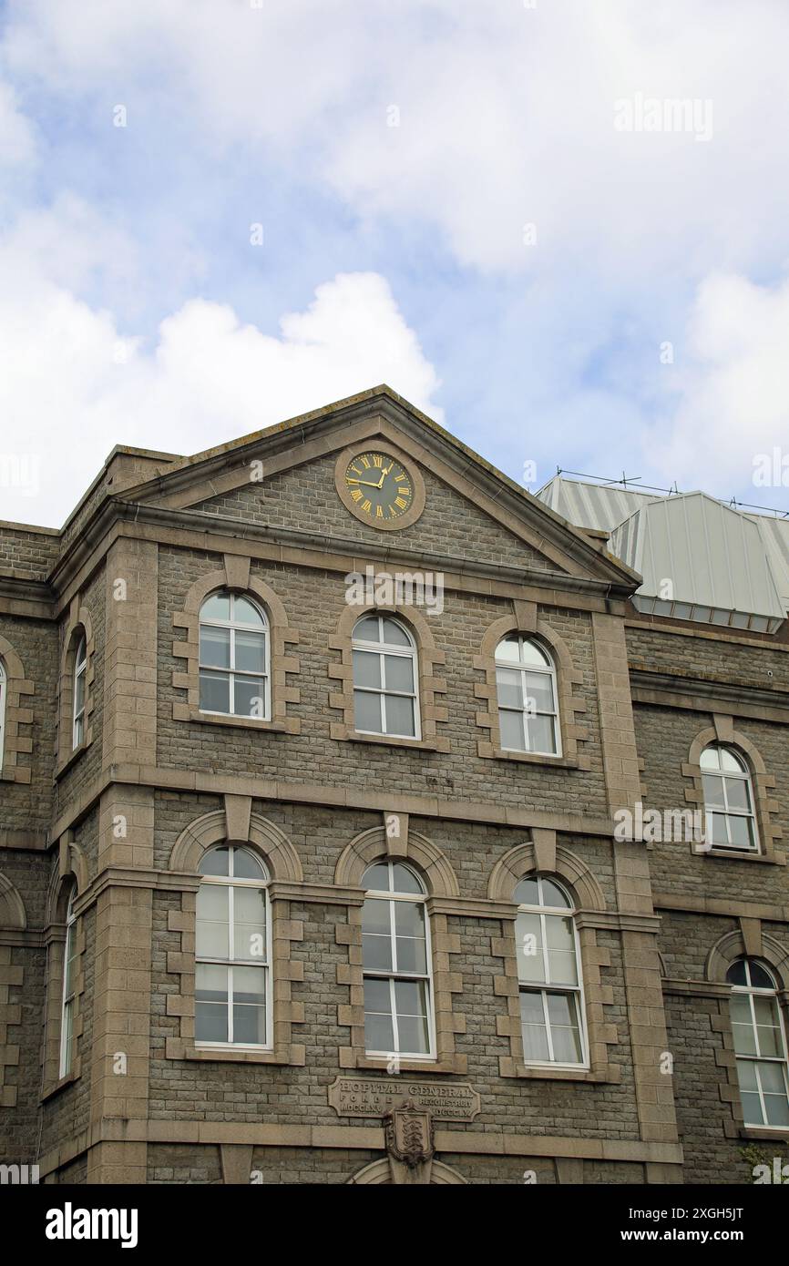 Jersey General Hospital a Saint Helier Foto Stock
