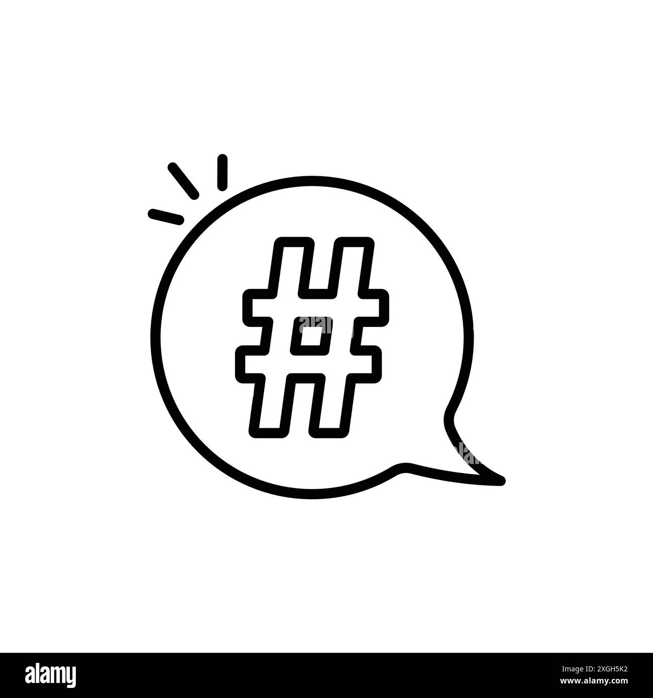 Icona hashtag logo vettoriale insieme o gruppo pacchetto pacchetto Illustrazione Vettoriale