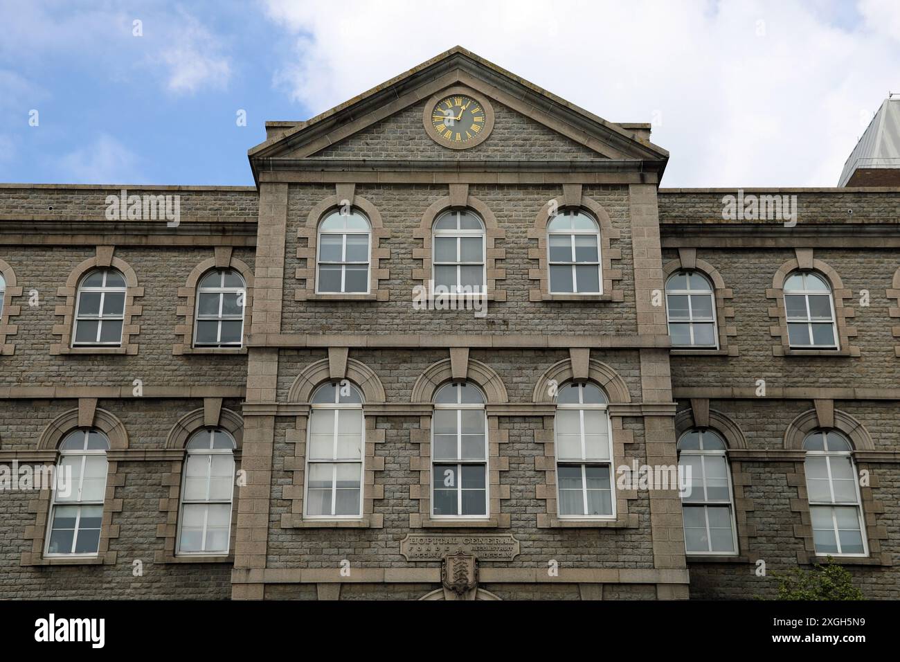 Jersey General Hospital a Saint Helier Foto Stock