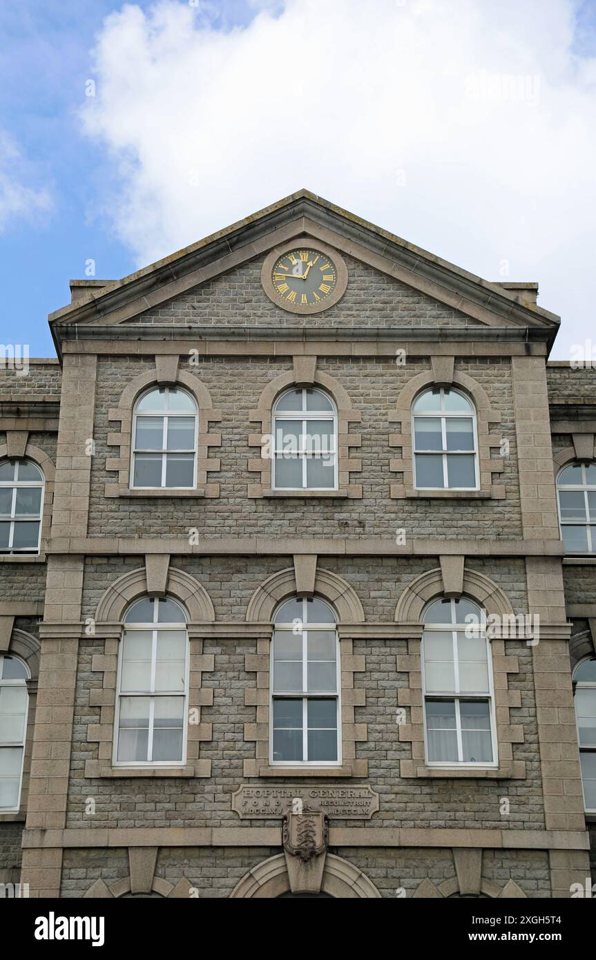 Jersey General Hospital a Saint Helier Foto Stock