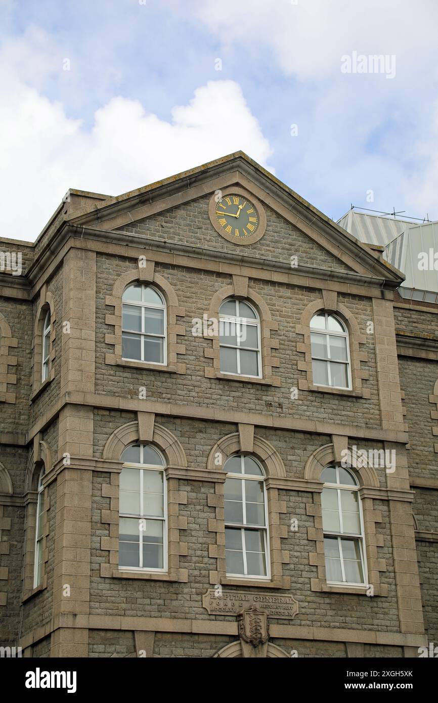 Jersey General Hospital a Saint Helier Foto Stock