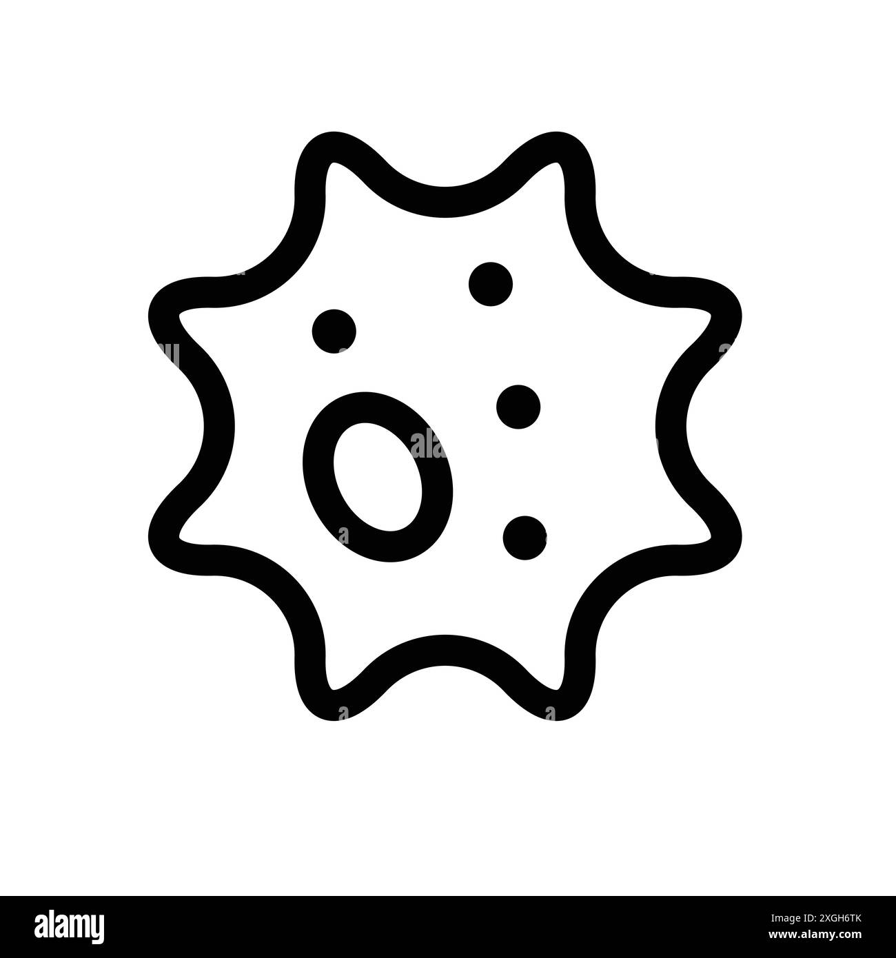 Set di logo vettoriale icona microrganismo o gruppo pacchetto Illustrazione Vettoriale