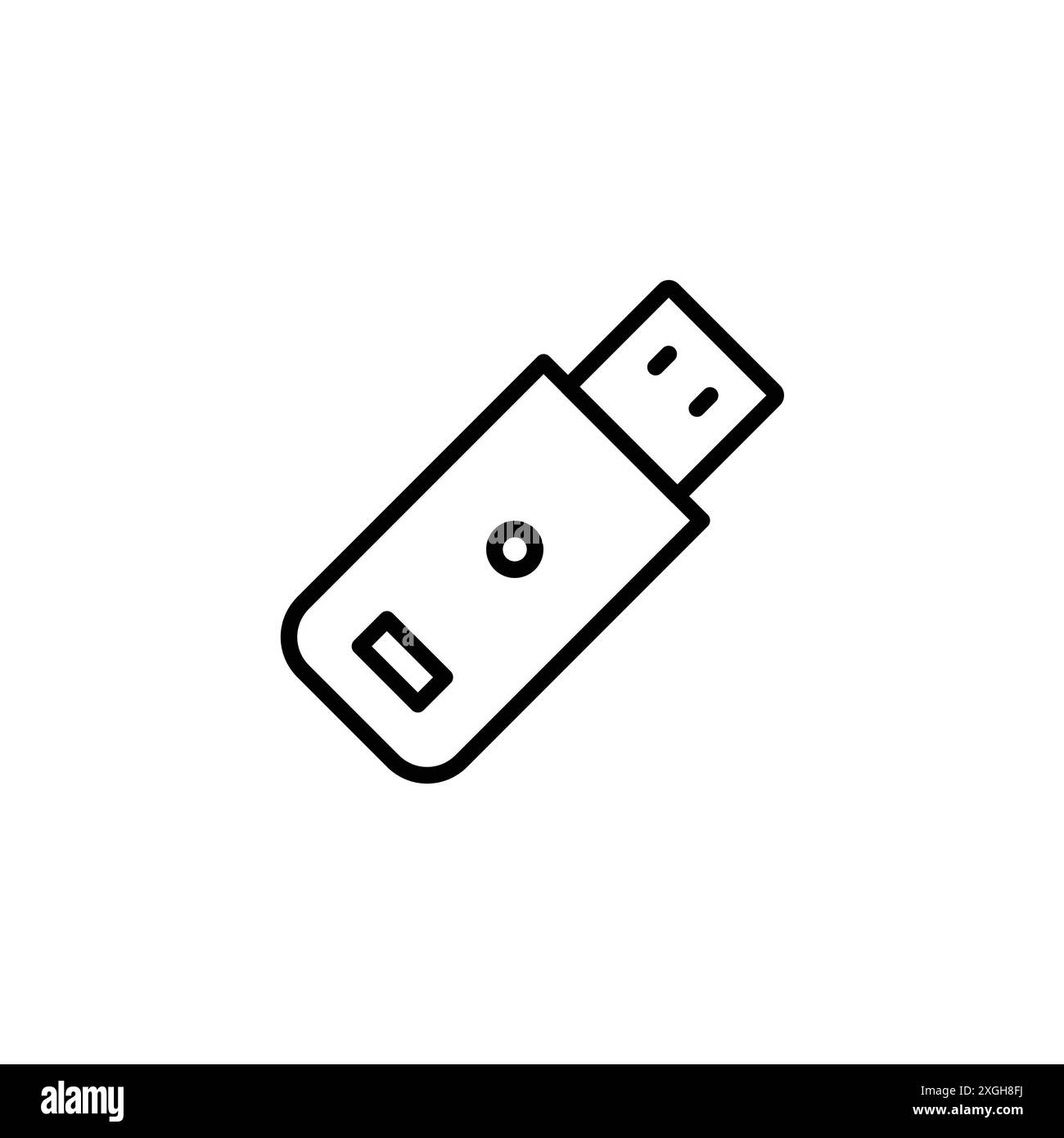 Set di logo vettoriale icona pendrive USB o gruppo pacchetto Illustrazione Vettoriale