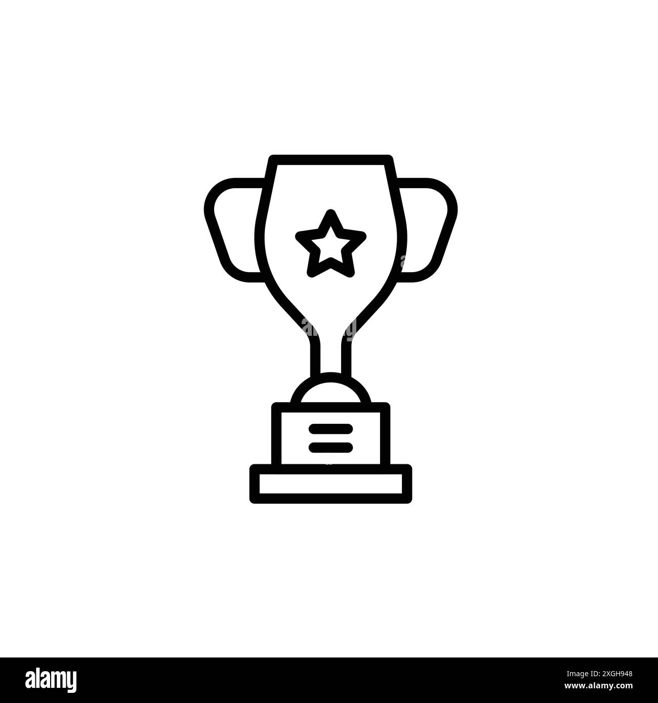 Set di logo vettoriale dell'icona del trofeo o gruppo di pacchetti Illustrazione Vettoriale