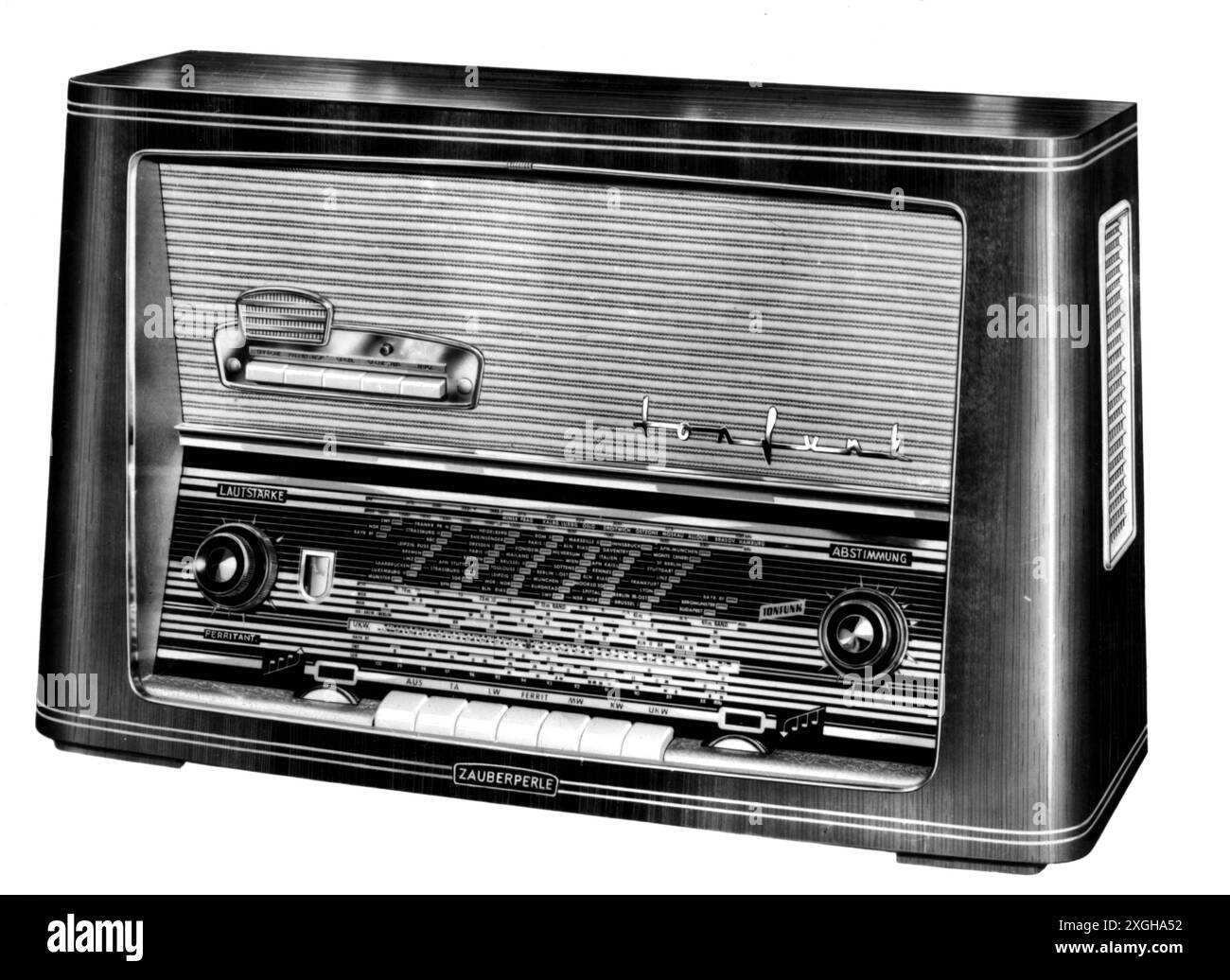 tecnici, elettronica di consumo, radio, Zauberperle W286F, Tonfunk GmbH, KARLSRUHE, 1956 ANNI, ULTERIORI-DIRITTI-CLEARANCE-INFO-NON-DISPONIBILI Foto Stock
